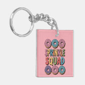 Sprinkle Squad | 赤ちゃんのセカンドベイビーシャワー キーホルダー (正面左)