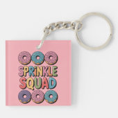 Sprinkle Squad | 赤ちゃんのセカンドベイビーシャワー キーホルダー (裏面)