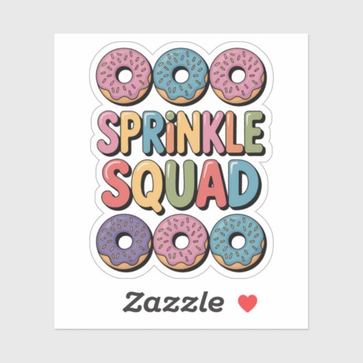 Sprinkle Squad | 赤ちゃんのセカンドベイビーシャワー シール (シート)