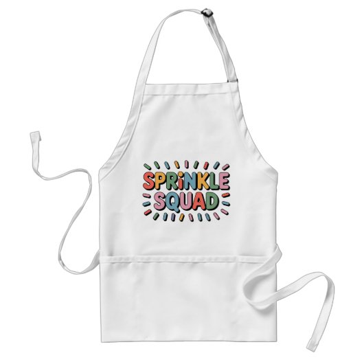 Sprinkle Squad | 赤ちゃんのセカンドベイビーシャワー スタンダードエプロン (正面)