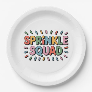 Sprinkle Squad | 赤ちゃんのセカンドベイビーシャワー ペーパープレート