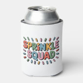 Sprinkle Squad | 赤ちゃんのセカンドベイビーシャワー 缶クーラー (缶正面)