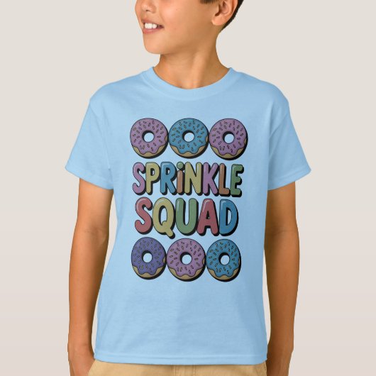 Sprinkle Squad | 赤ちゃんのセレブレーション Tシャツ (正面)