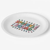 Sprinkle Squad | Baby Sprinkle ペーパープレート (アングル)