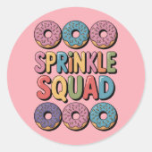 Sprinkle Squad | Baby Sprinkle ラウンドシール (正面)
