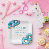 Sprinkled with Love Customizable Square Plate  ペーパープレート (パーティー)