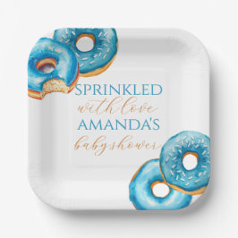 Sprinkled with Love Customizable Square Plate  ペーパープレート