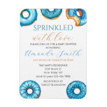 Sprinkled with Love Donut Baby Shower Invitation