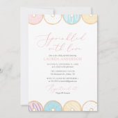 Sprinkled With Love Donut Baby Sprinkle 招待状 (正面)