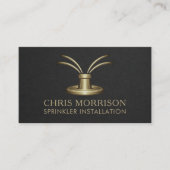 Sprinkler Installation Business Card 名刺 (正面)