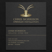 Sprinkler Installation Business Card 名刺