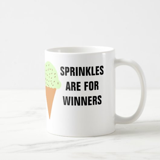 sprinkles勝者のマグのためです コーヒーマグカップ (右)