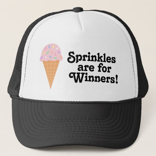 sprinkles勝者、チャンピオンのためです! キャップ (正面)