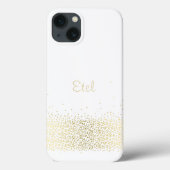 Sprinkles confetti with name Case-Mate iPhoneケース (裏面)