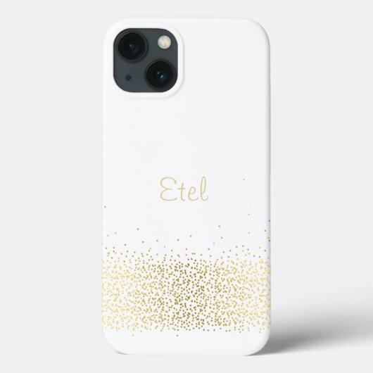 Sprinkles confetti with name Case-Mate iPhoneケース (裏面)