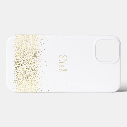 Sprinkles confetti with name Case-Mate iPhoneケース (裏面 (横))