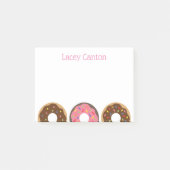 Sprinkles Dounutsパーソナライズされた Post-it Notepad ポストイット (正面)