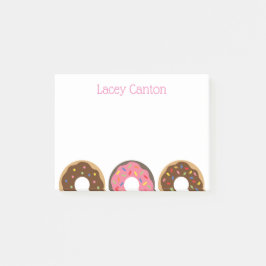 Sprinkles Dounutsパーソナライズされた Post-it Notepad ポストイット