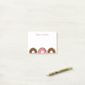 Sprinkles Dounutsパーソナライズされた Post-it Notepad ポストイット (デスク上)