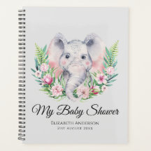 Sprinkles Elephant BABY SHOWERアルバムプランナーノート