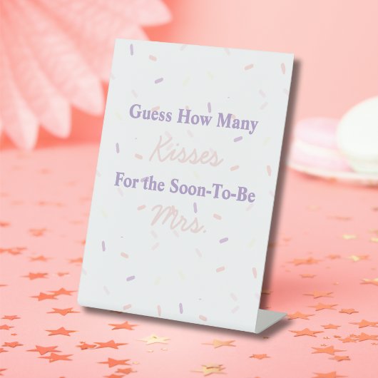 Sprinkles Guess How Many Kisses Game 台座サイン