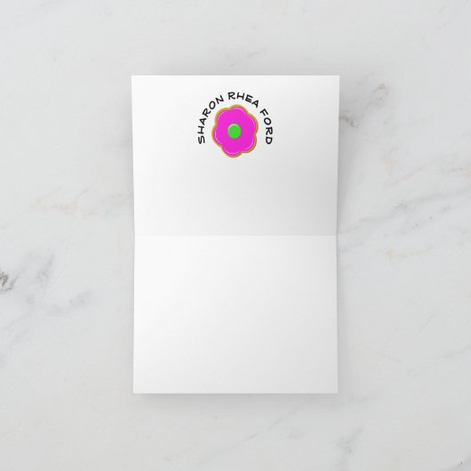 Sprinkles Notecard サンキューカード (内部)