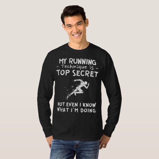 Sprint into the Unknown with My Top Secret Running Tシャツ (正面フル)