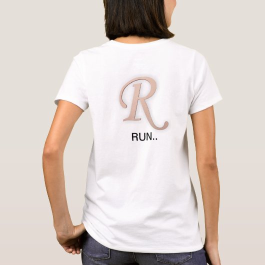「Sprint & Rest Tee」または「Pause & Rush」について Tシャツ (裏面)