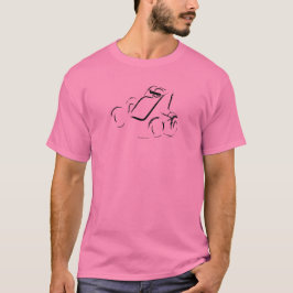 Sprintcar 01 Black on Pink Front Tシャツ