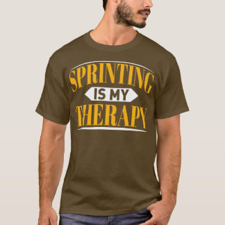 SprinterのSprintingデザイン Tシャツ