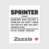 Sprinter名詞定義スポーツフィットネス恋人クール シール (シート)