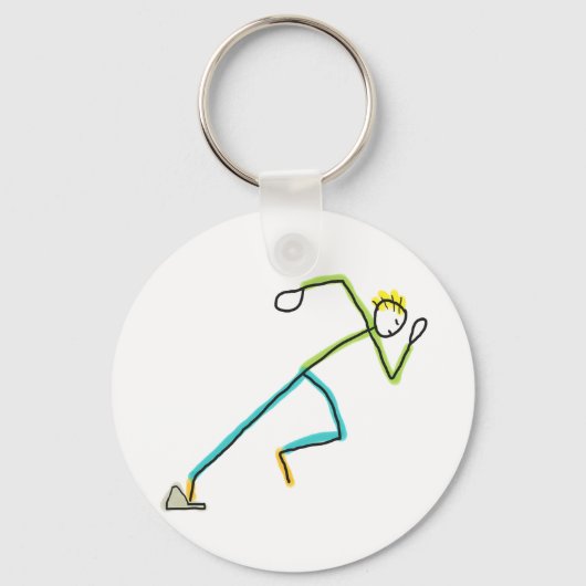 Sprinter Stickman キーホルダー (正面)