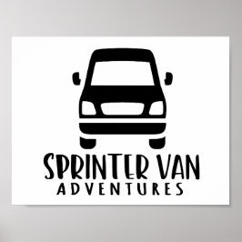 Sprinter Van Adventureポスター ポスター