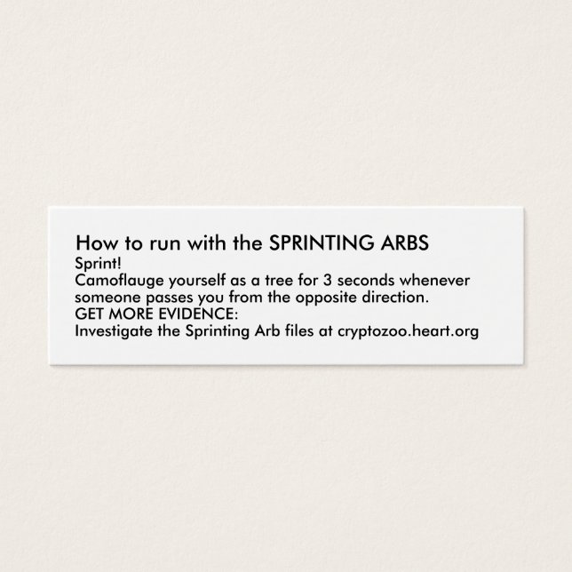 SPRINTING ARBS走の使い方 (正面)