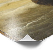 Spritsail Bargeポスター付き海岸沖の海 フォトプリント (角)