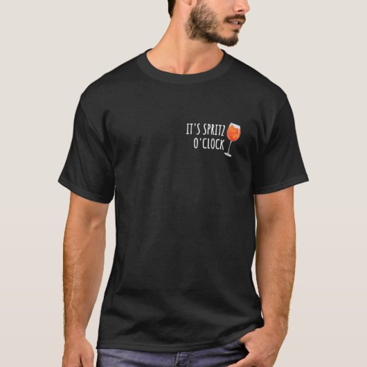 SpritzサマーカクテルIt s Spritz O Clock Spritz Tシャツ (正面)