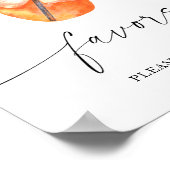 Spritzブライダルシャワー – お願い1つを取る ポスター (角)