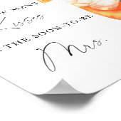 Spritzブライダルシャワー – ゲームの数キス ポスター (角)