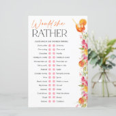 Spritz Bridal Shower Games Would She Rather (スタンド正面)