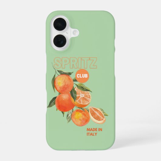 Spritz club iPhone 16ケース (裏面)