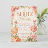 Spritz in Bloom バースデーパーティー 招待状 (スタンド正面)