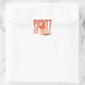Spritz Luxury Cocktail Editorial Graphic  スクエアシール (バッグ)