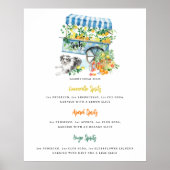 Spritz Station | ペット肖像画ドリンク ウェディングバー ポスター (正面)
