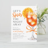 Spritz The Night Away バースデーパーティー 招待状 (スタンド正面)