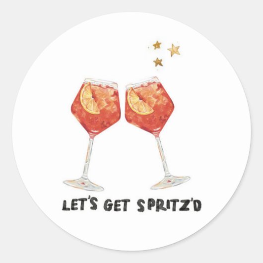 Spritz'dナプキンスをゲット ラウンドシール (正面)