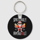 Spritzholy Aperoholi - Santa Aperitif Funny Spritz キーホルダー (正面)