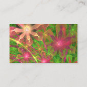 Sproingyの春の花のフラクタルの芸術 名刺 (裏面)