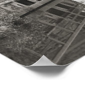 Sprotbrough橋、川ドンのヴィンテージ写真 ポスター (角)