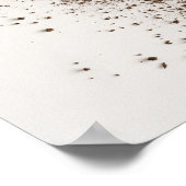 Sprout Carrot Minimalist Botanical photo ポスター (角)