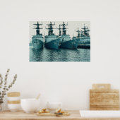 Spruanceクラス駆逐艦， NAV STA，サンディエゴ，カル ポスター (キッチン)